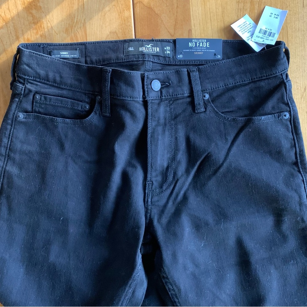 NWT Hollister black skinny jeans
